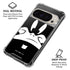 Looney Tunes Daffy Duck Plain Black and White Pixel 9/9 Pro Clear Case